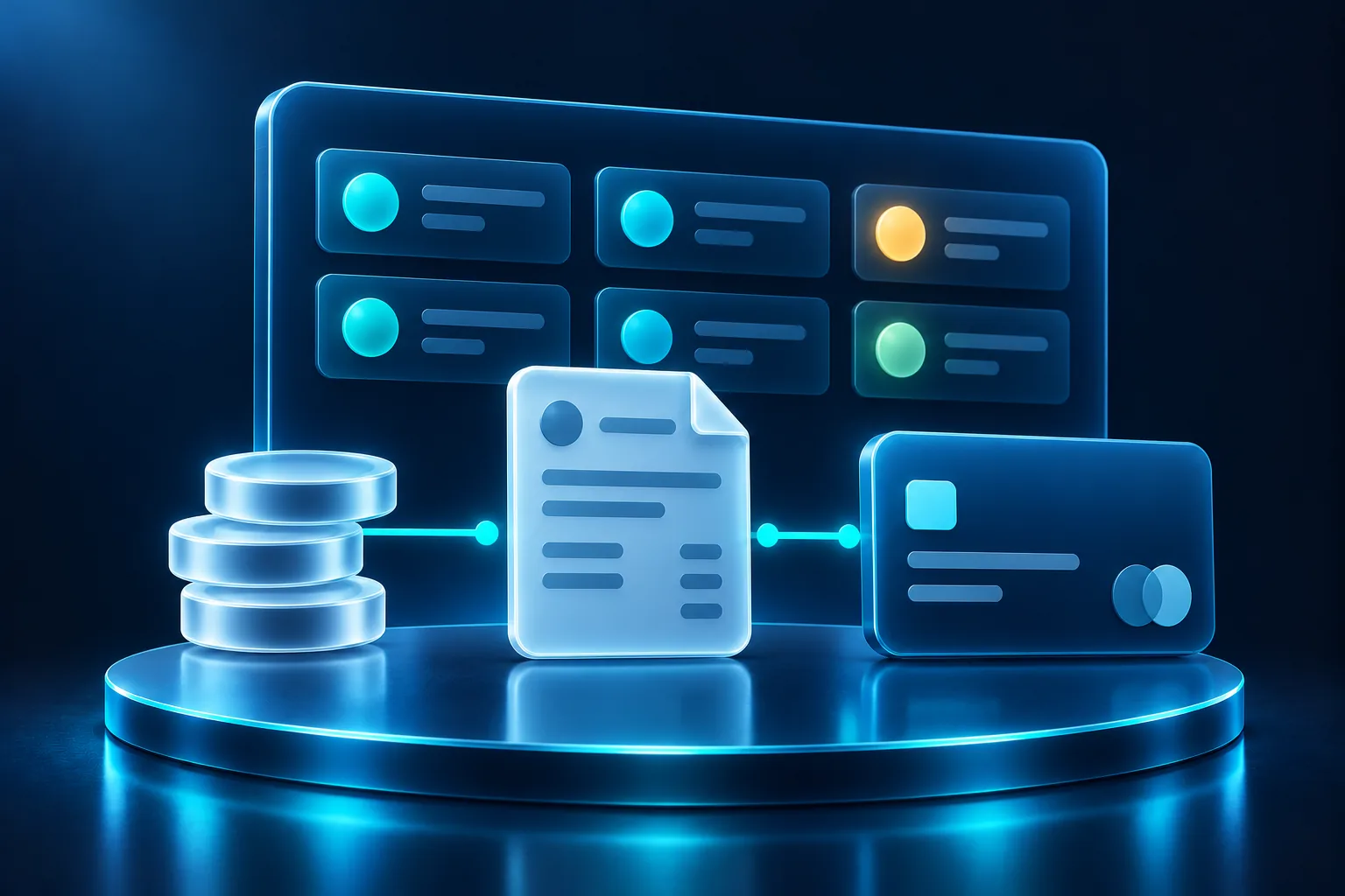 Illustration for Financial health monitor & revenue ledger